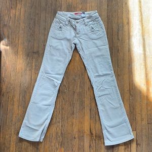 Corduroy khaki colored pants. Size 0